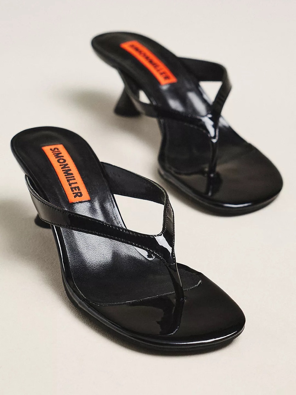SIMONMILLER Beep Flip-Flop Kitten Heel Sandals